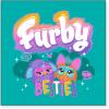 imageCafePress Furby Besties Square Bumper Sticker Car DecalWhite