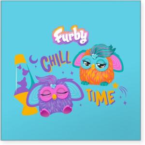 imageCafePress Furby Lava Lamp Square Bumper Sticker Car DecalClear