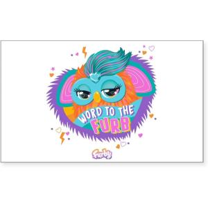 imageCafePress Furby Word to The Furb Rectangle Bumper Sticker Car DecalWhite