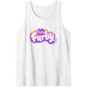 imageFurby Club Furby Colorful Gradient Musical Notes Furry Logo Tank TopWhite
