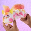 image:imageFurby DJ Furblets SmilesALot Mini Electronic Plush Toy with Funny Stretchable Sound Effects amp Music Speaks Furbish White Yellow amp Pink
