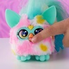 image:imageFurby DJ Furblets FlowerElla Mini Electronic Plush Toy with Funny Stretchable Sound Effects amp Music Speaks Furbish Pink White amp Teal